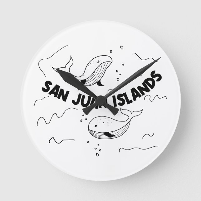 Horloge Ronde Baleines des îles San Juan (Recto)
