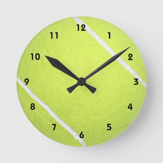 Horloge Ronde Ball de tennis (Recto)