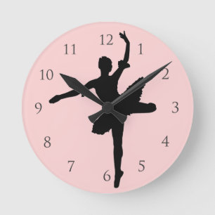 Horloge Ronde Ballet avec des nombres