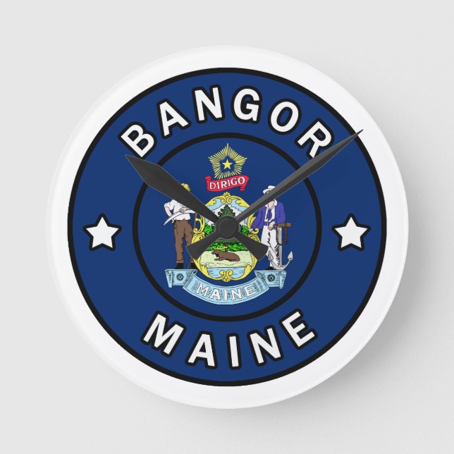 Horloge Ronde Bangor Maine (Recto)