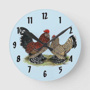 Horloge Ronde Bantams d'Uccle : Mille Fleur