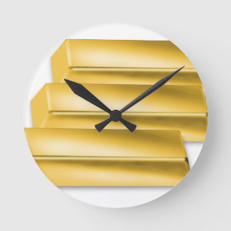 Horloge Ronde barres d'or-trois.jpg