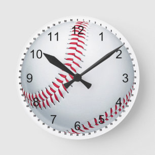 Horloge Ronde Baseball