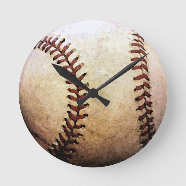 Horloge Ronde Baseball (Recto)