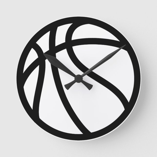 HORLOGE RONDE BASKET-BALL (Recto)