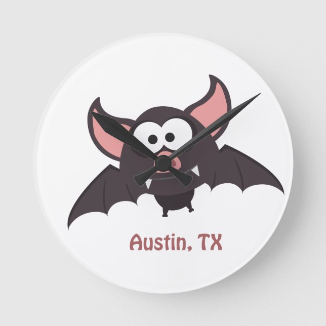 Horloge Ronde Bat - Austin, Texas (Recto)
