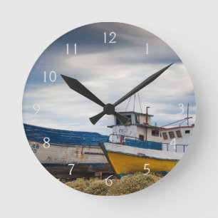 Horloge Ronde  Bateaux de pêche