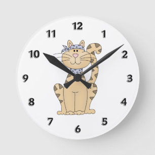Horloge Ronde Be Cool Cat
