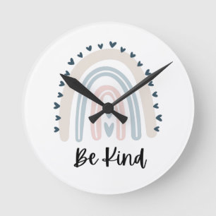 Horloge Ronde Be enfant neutre rainbov throw pillow