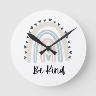 Horloge Ronde Be enfant neutre rainbov throw pillow