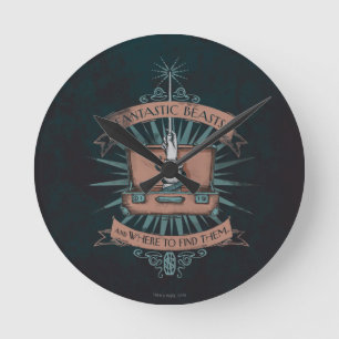 Horloge Ronde BEASTS FANTASTIQUES ET OÙ LES TROUVERMC Porte-doc