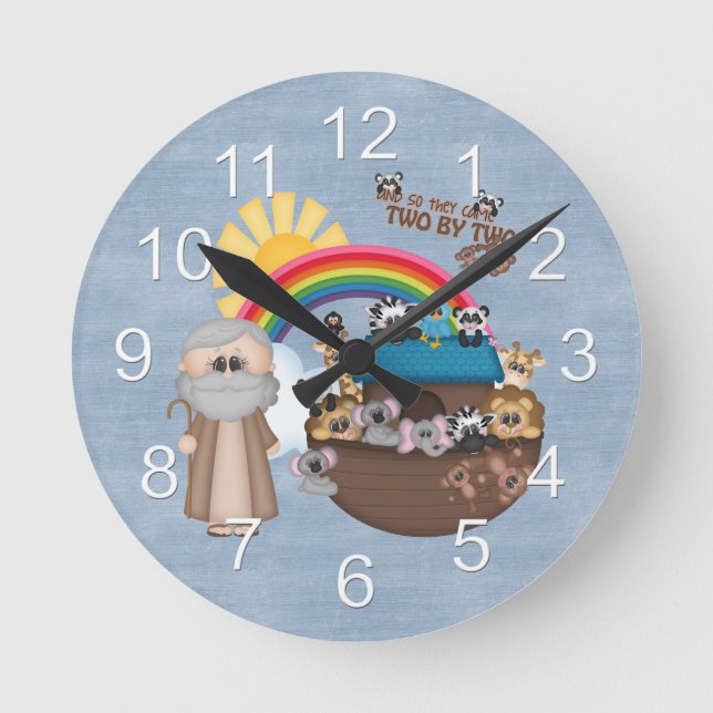 Horloge Ronde Beautiful Baby Noah's Ark (Recto)