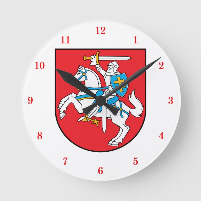 Horloge Ronde Beautiful Lithuanian (Recto)