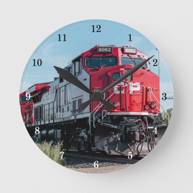 Horloge Ronde Beautiful Train Wall Clock (Recto)