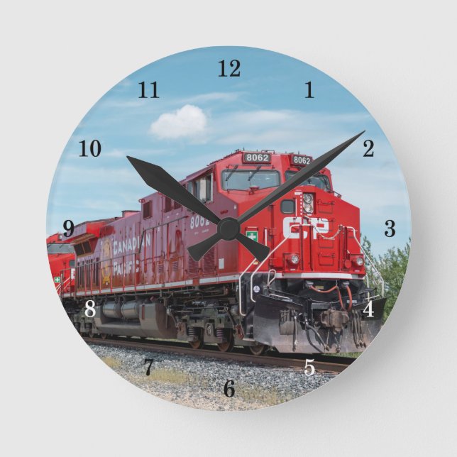 Horloge Ronde Beautiful Train Wall Clock (Recto)