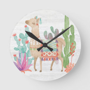 Horloge Ronde Beaux lamas IV