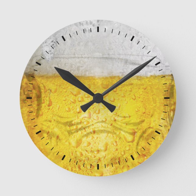 Horloge Ronde Beer Clock (Recto)