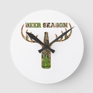 Horloge Ronde Beer Season Hunting Season Venin For Hunter