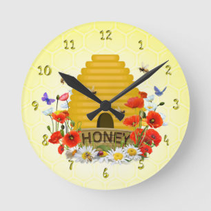 Horloge Ronde Belle ruche