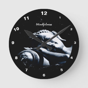 Horloge Ronde Bénédiction de Bouddha et conscience / Bouddha d