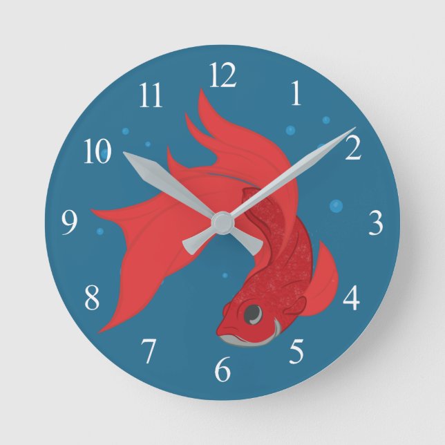Horloge Ronde Beta Fish (Recto)