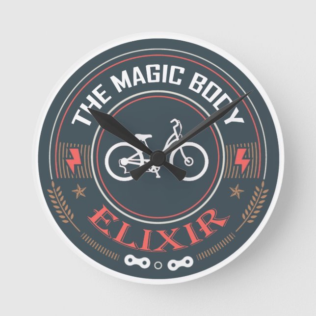Horloge Ronde Bicycle, Magic Body Elixir (Recto)