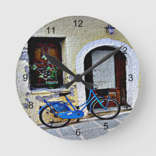 Horloge Ronde Bicyclette