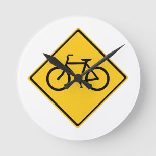Horloge Ronde Bicyclette pour panneau routier