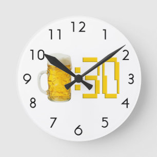 Horloge Ronde Bière : 30