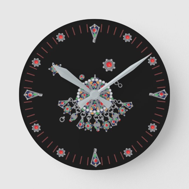 Horloge Ronde Bijoux kabyle (Recto)