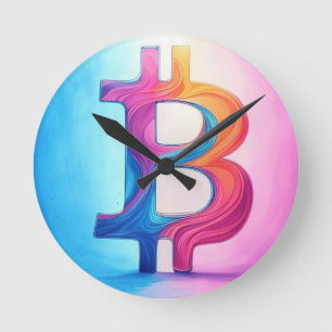 Horloge Ronde Bitcoin