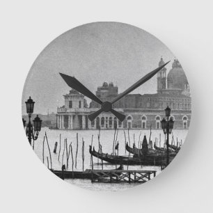 Horloge Ronde Black Blanc Grand Canal Venise Italie Voyage