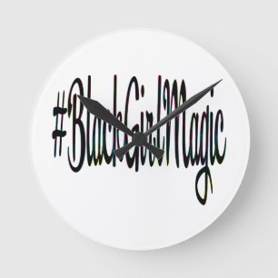 Horloge Ronde #BlackGirlMagic
