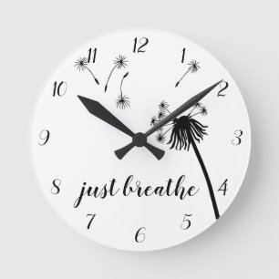 Horloge Ronde BLANC/Noir Inspirationnel VIENNENT DE BRISER LE Da