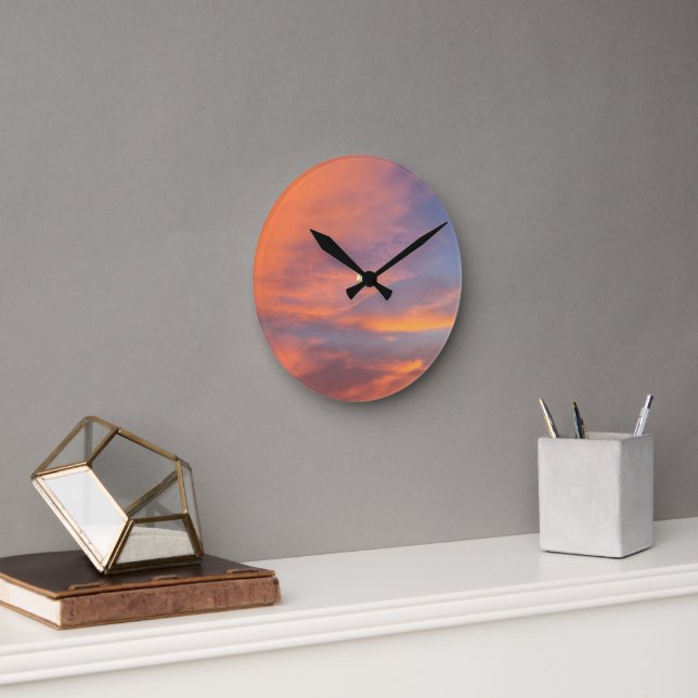 Horloge Ronde BLazing FireSky (Bureau)