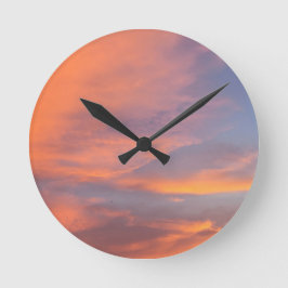 Horloge Ronde BLazing FireSky