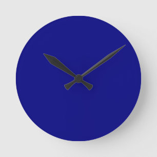 Horloge Ronde Bleu marine