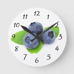 Horloge Ronde Blueberry clock