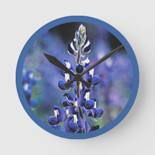 Horloge Ronde Bluebonnet du Texas