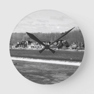 Horloge Ronde Boîtier Row hiver b/w