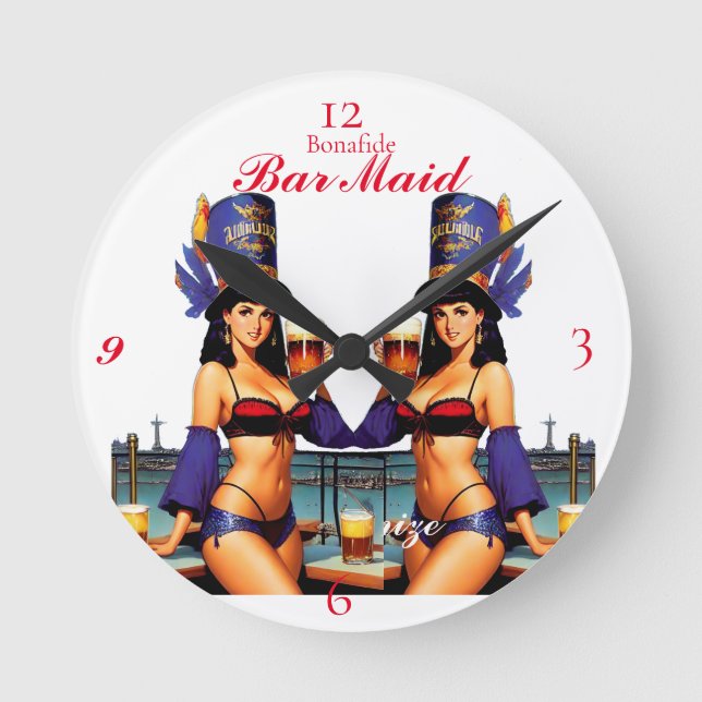 Horloge Ronde Bonafide barre serveuse Thunder_Cove (Recto)