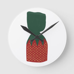 Horloge Ronde Bonbons aux fraises