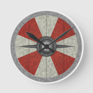 Horloge Ronde Bouclier de cercle de Viking
