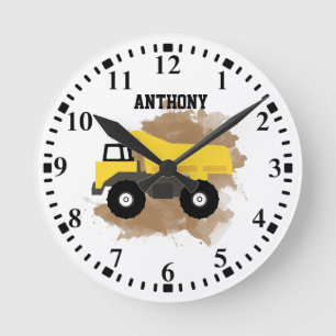 Horloge Ronde Boue de construction de camion de pompage personna