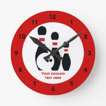 Boule de bowling et broches personnalisées