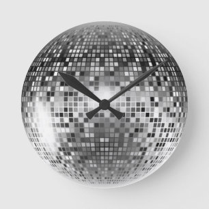 Horloge Ronde Boule Disco