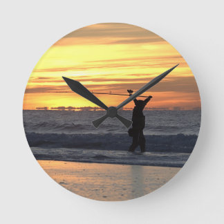 Horloge Ronde Bout droit