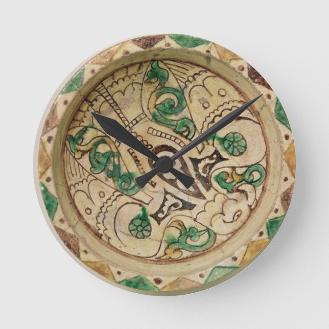 Horloge Ronde Bowl (faïence) (Recto)