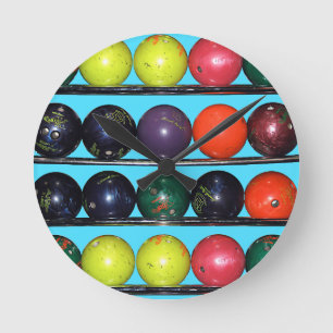 Horloge Ronde Bowling Blitz