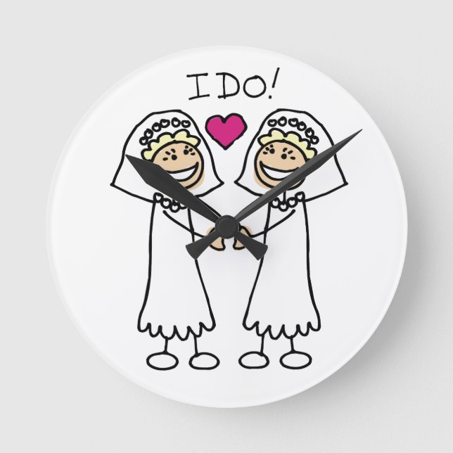 Horloge Ronde Bride I do (Recto)
